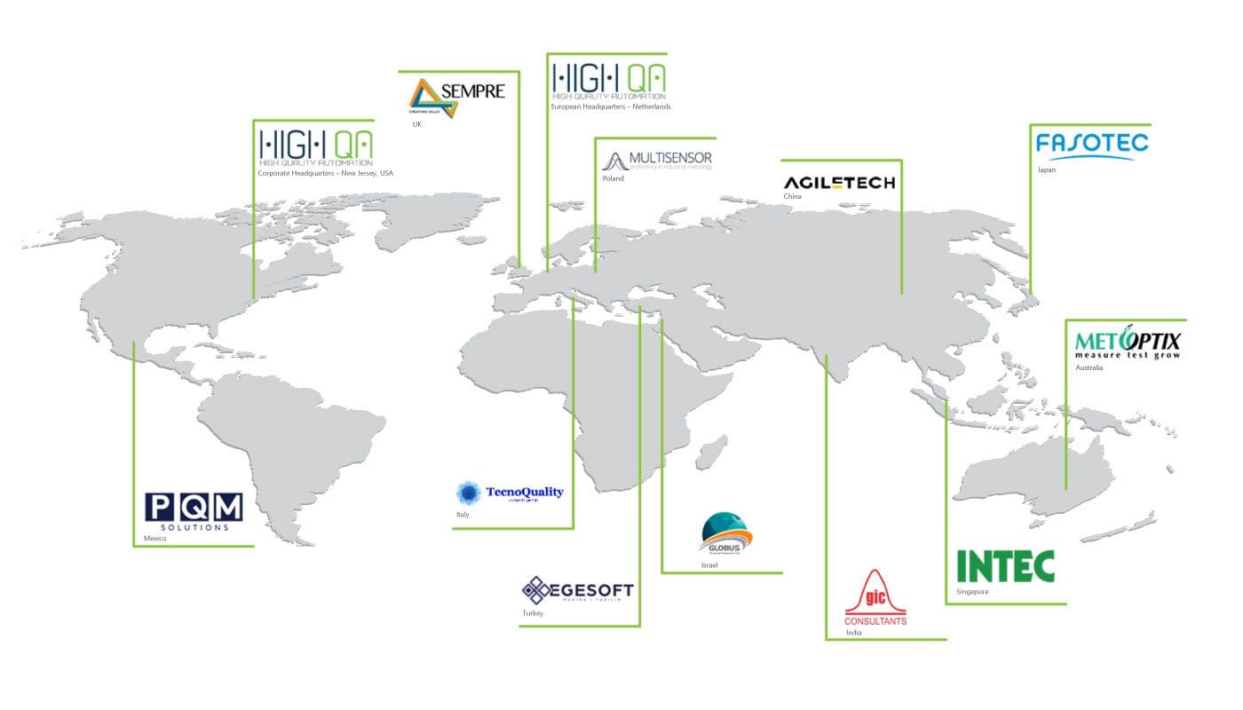 High QA Partner Map