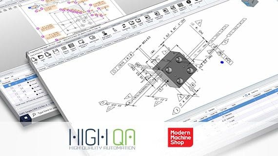 High QA streamlines and automates quality processes – from MBD to 2D ballooning, GD&T through planning, and final reports