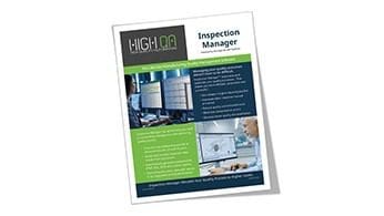 High QA Inspection Manager Brochure
