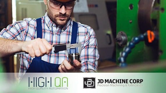 High QA customer JD Machine increased productivity and quality after installing High QA QMS software