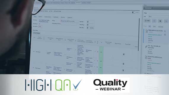 Simplify and automate manufacturing quality processes with High QA software