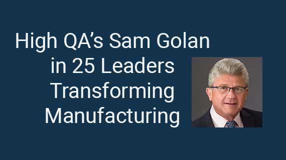 Sam Gol one of SME's 25 Leaders Transforming Manufacturing