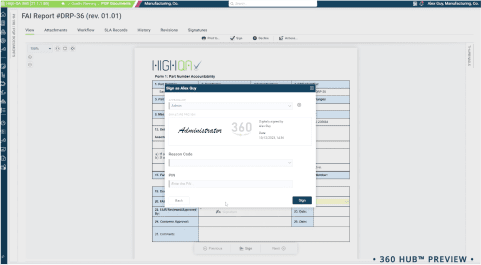 Simplify and automate manufacturing quality processes with High QA software