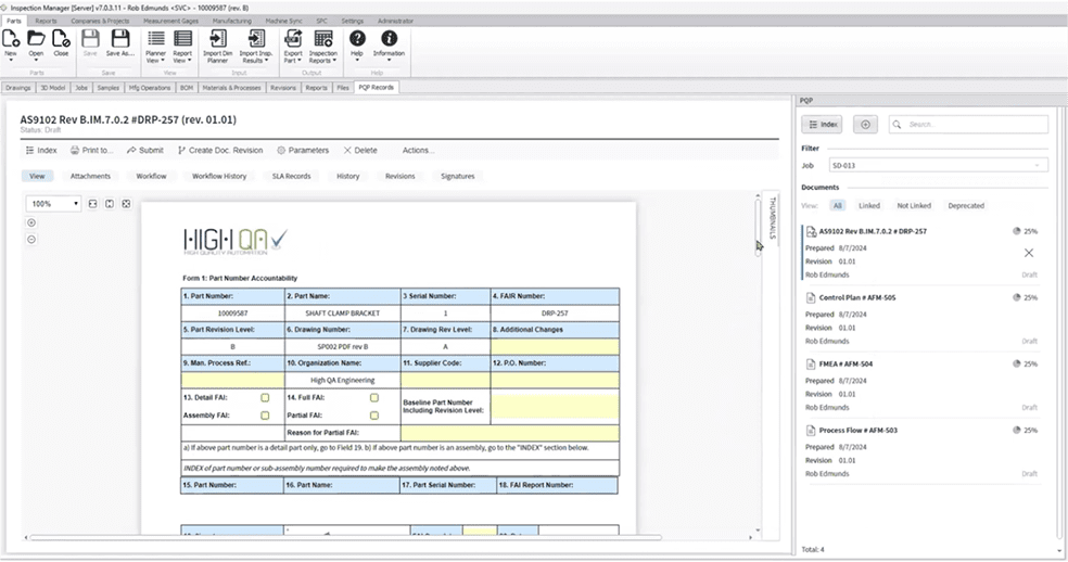 Image 17 Simplify and automate manufacturing quality processes with High QA software