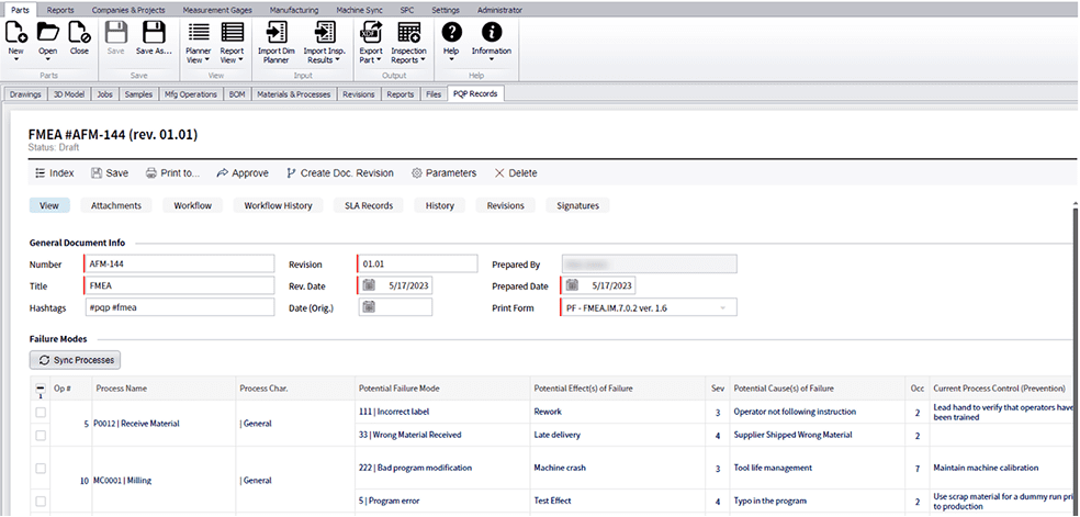 Pfmea Simplify and automate manufacturing quality processes with High QA software
